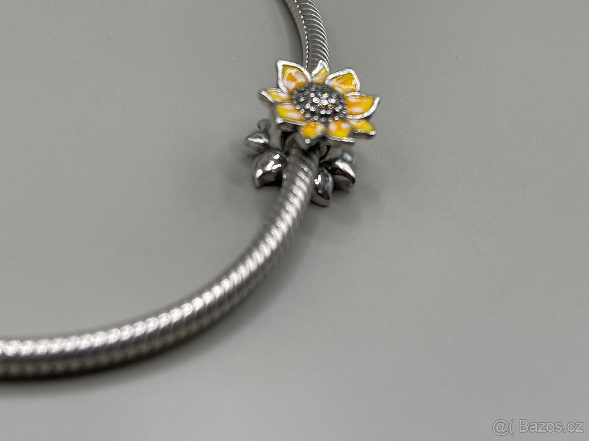 Stříbrný přívěsek č. 6 - slunečnice - 3