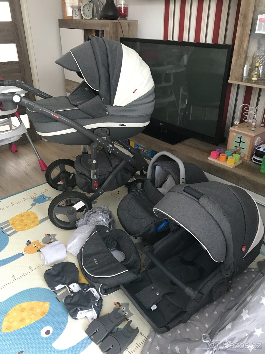 Kočárek trojkombinace Adamex Vicco Gery - 3