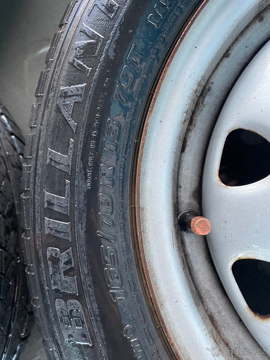 Prodám Kola Škoda Felicia - 165/70 R13 - 3