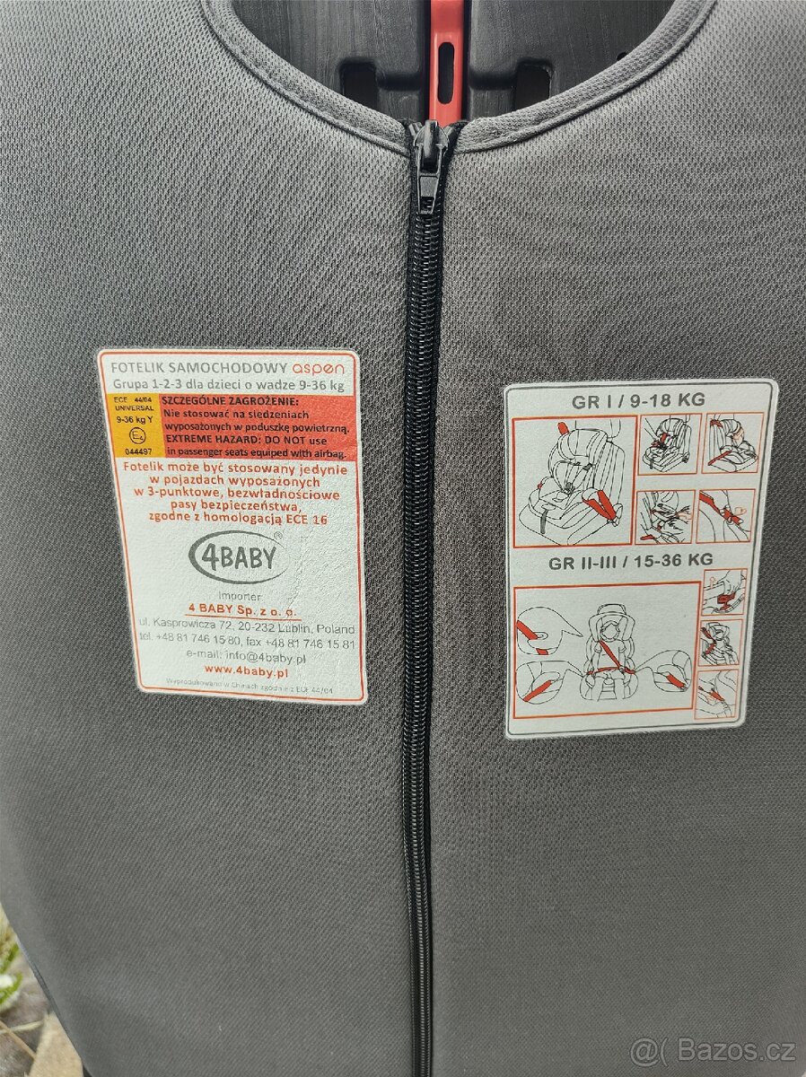 DĚTSKÁ AUTOSEDAČKA 4BABY ASPEN - 3