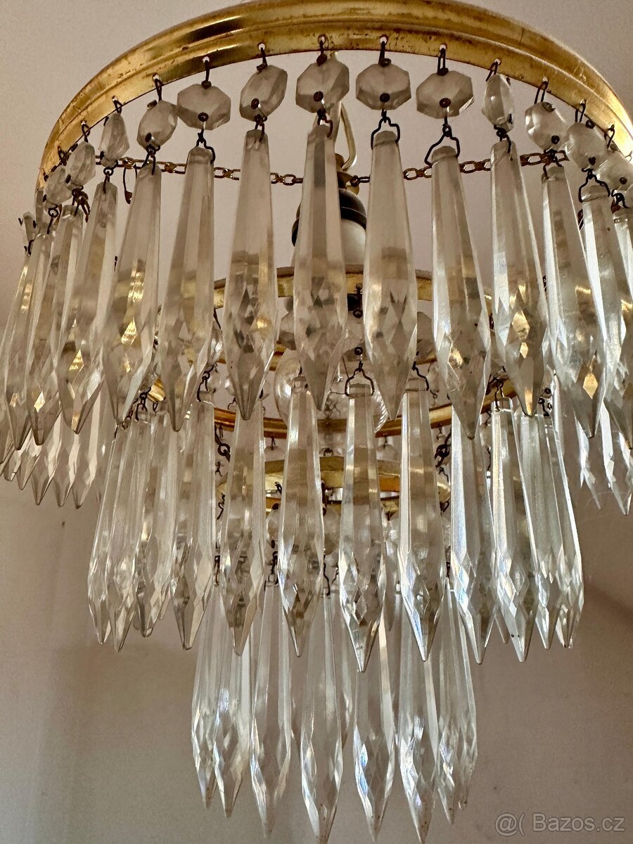 Retro křišťálový lustr - 3