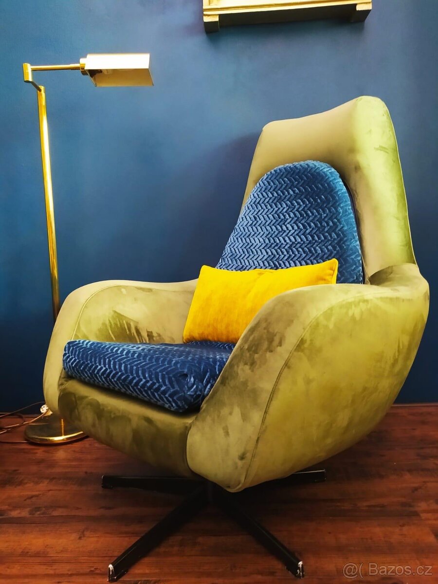 RETRO OTOČNÉ KŘESLA SIESTA - 3