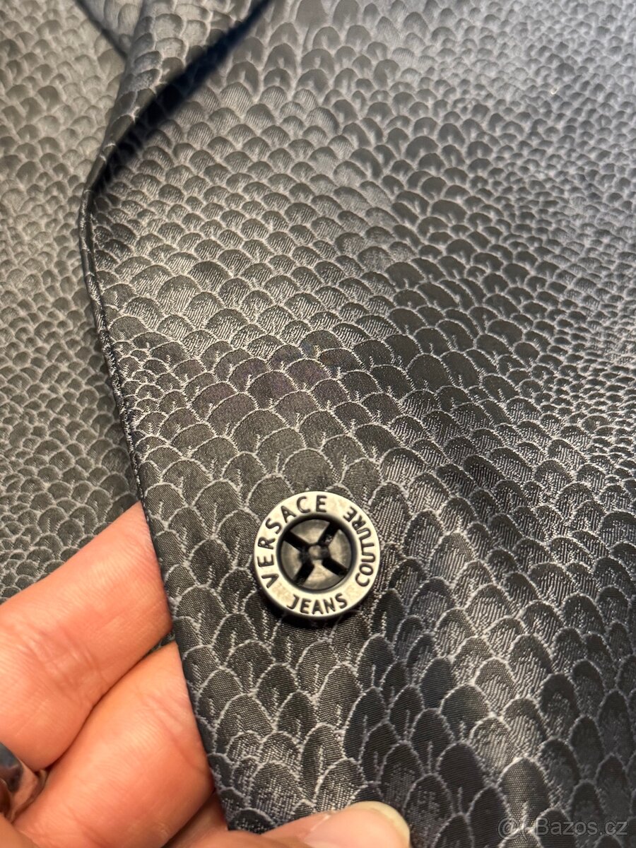 Originální Versace snakeskin blazer - 3