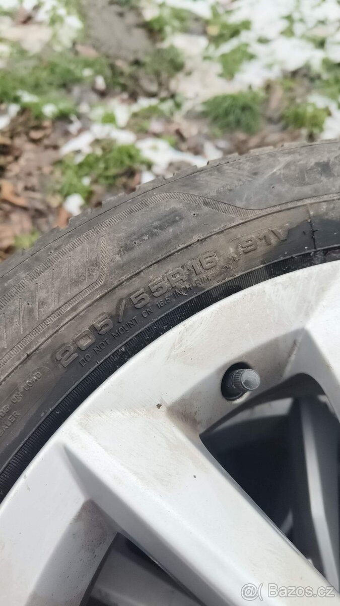 Originál Škoda Minoris R16 5x112 disky + pneu 205/55 91V - 3