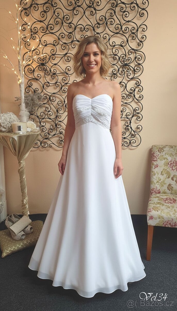 SVATEBNÍ ŠATY DO TANEČNÍCH-výprodej - 3