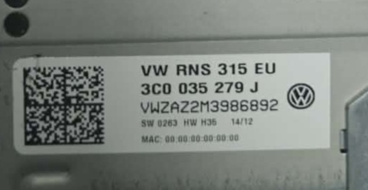 VW RNS315 - 3