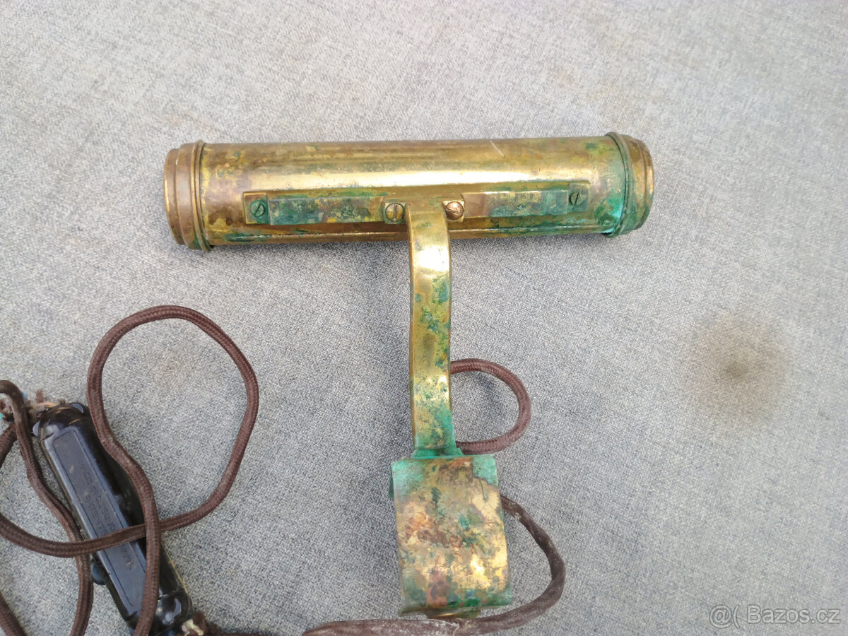 Stará mosazná lampička - 3