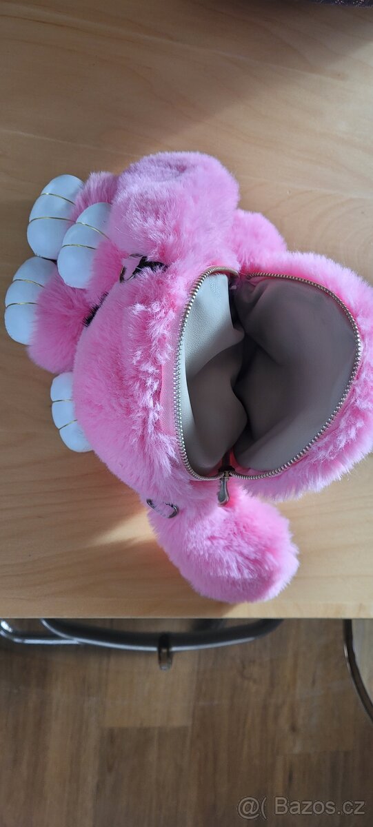 Plyšová kabelka / batůžek králíček POMPON - 3