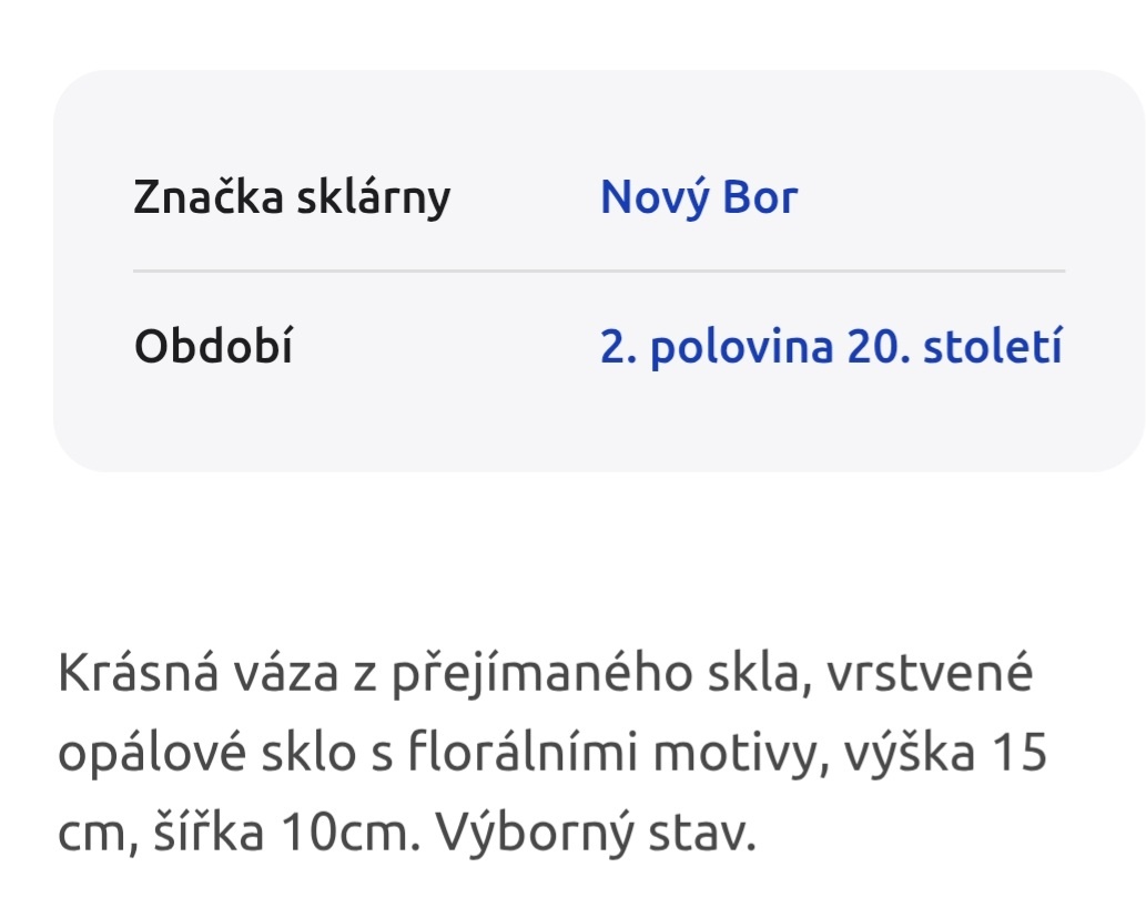 Váza z přejímavého skla - 3