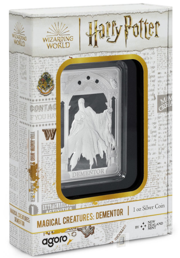 Stříbrná mince Harry Potter - Mozkomor (Magical Creatures) - 3