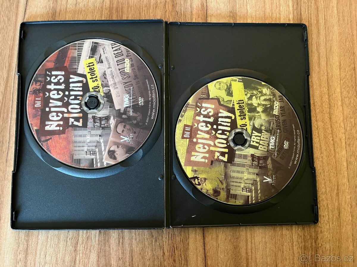 Největší zločiny 20. století 1 + 2 díl DVD slim - 3