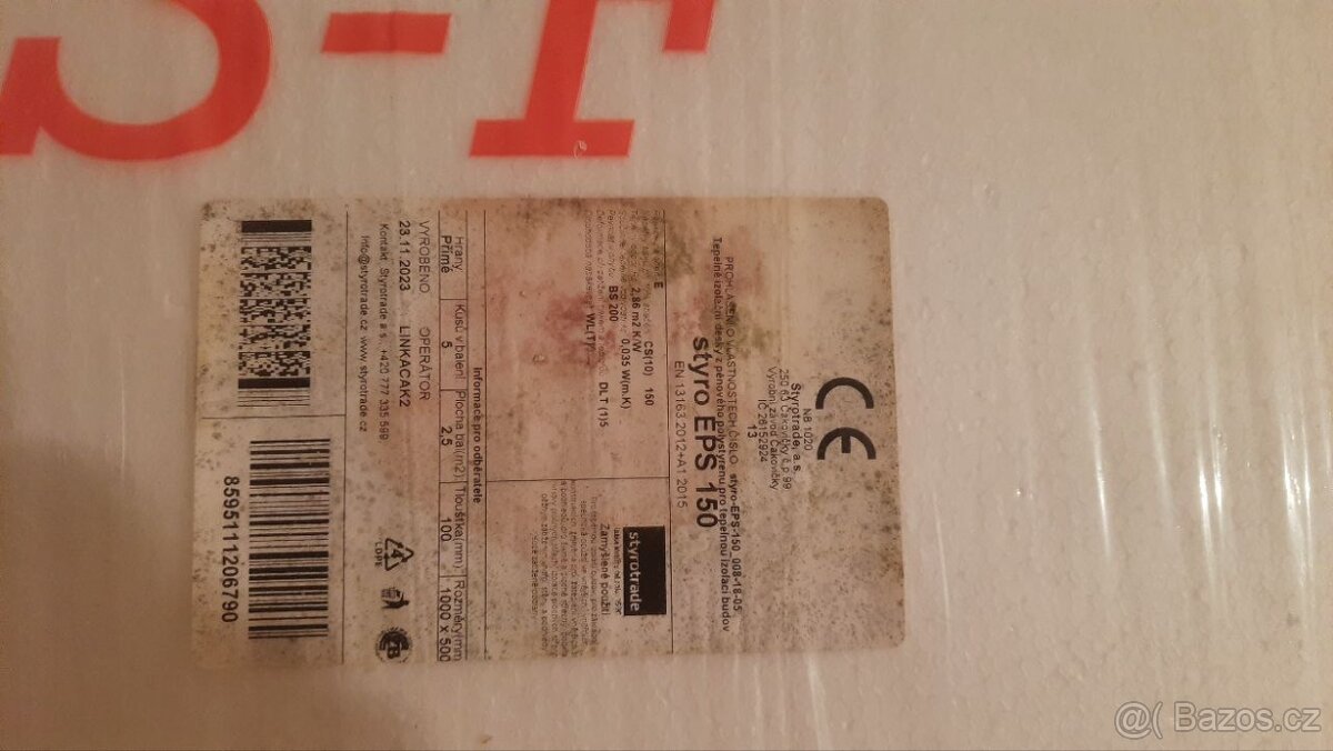 Podlahovy polystyren EPS 150 - 3