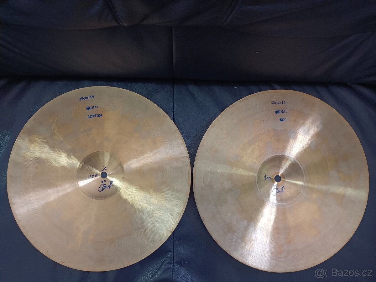 Činely 2 ks Artisan Turk Jazz Core Series 35 cm/14" Hi Hat - 3
