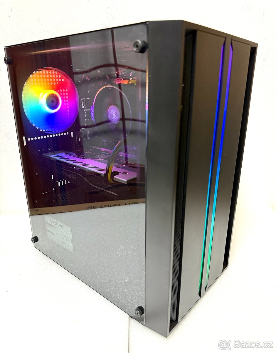 Herní PC: AMD Ryzen 5/ 16GB/ RX-580 8GB/ SSD+HDD/ W11/záruka - 3