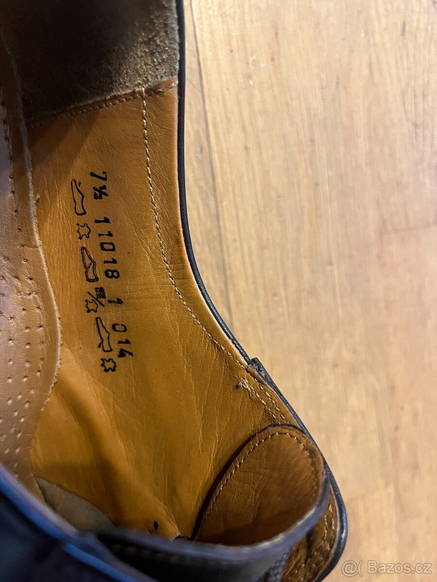 Pánské spoločenské boty vel. 7,5 - 3