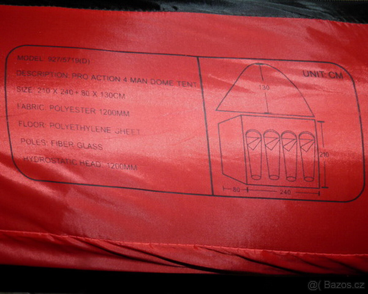 Stan Pro-Action pro 4 osoby – nový. - 3