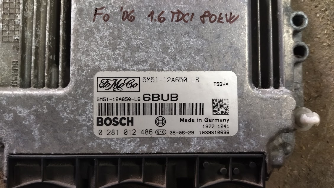 řídící jednotka 1.6TDCI Ford Focus 6BUB - 3