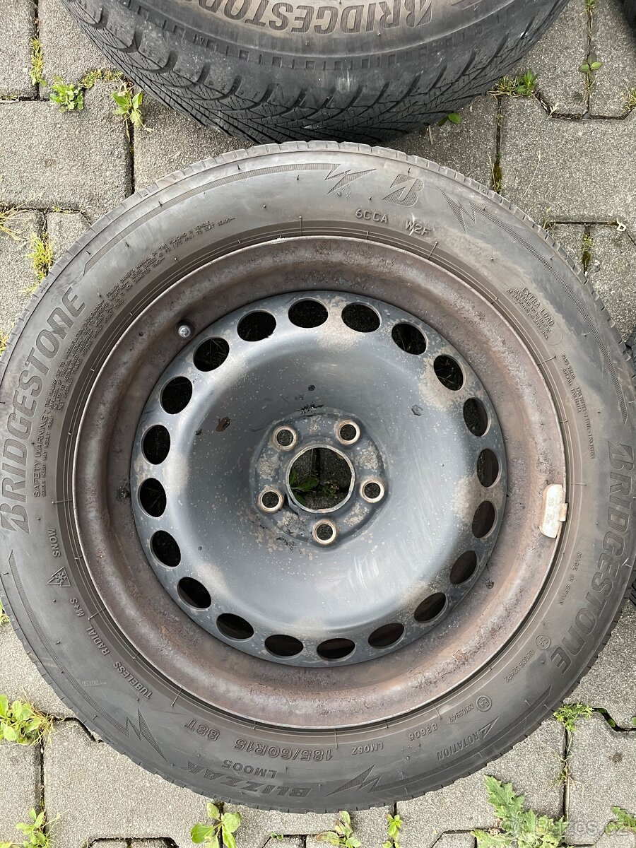 Plechová kola - disky rozteč 5x100 - 3