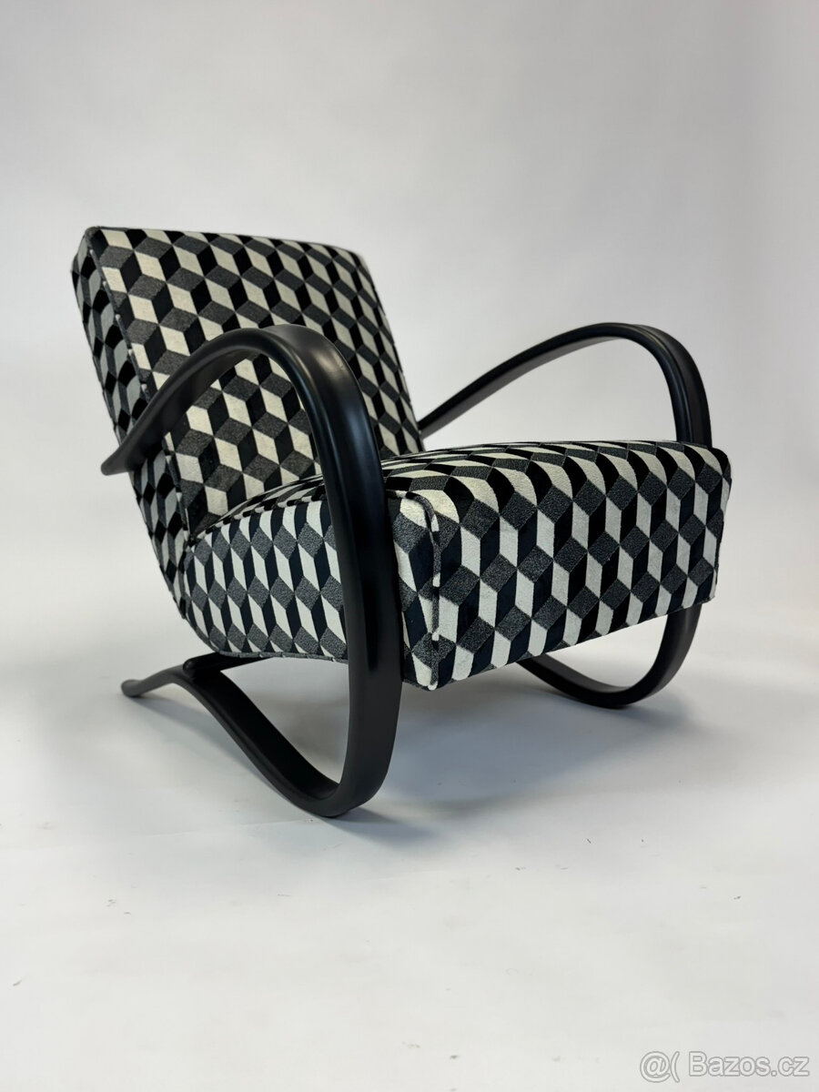 Luxusní křeslo Halabala H269 po kompletní renovaci - 3