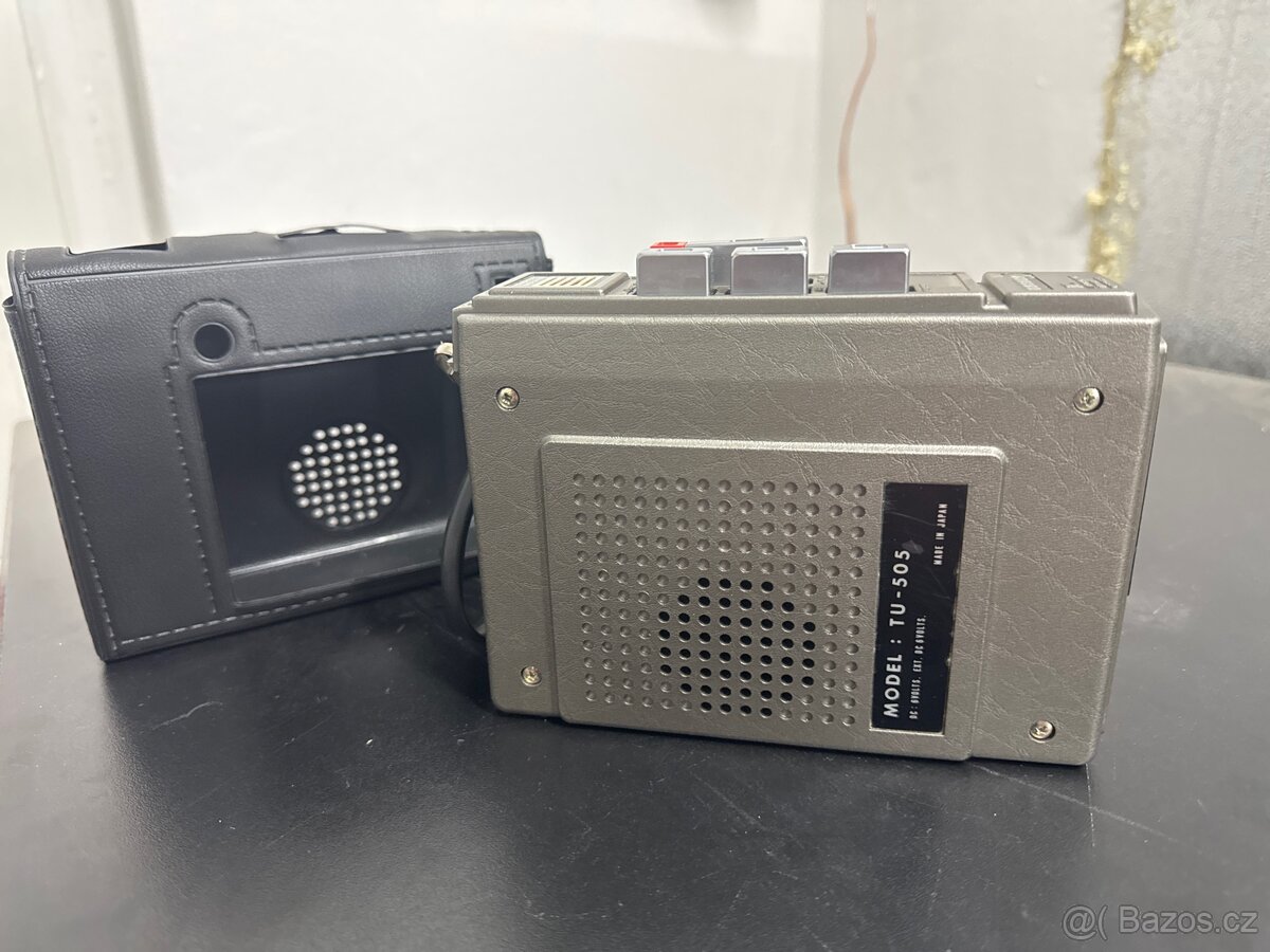 UNISEF TU-505 - vintage kazetový magnetofon + pouzdro, Japan - 3