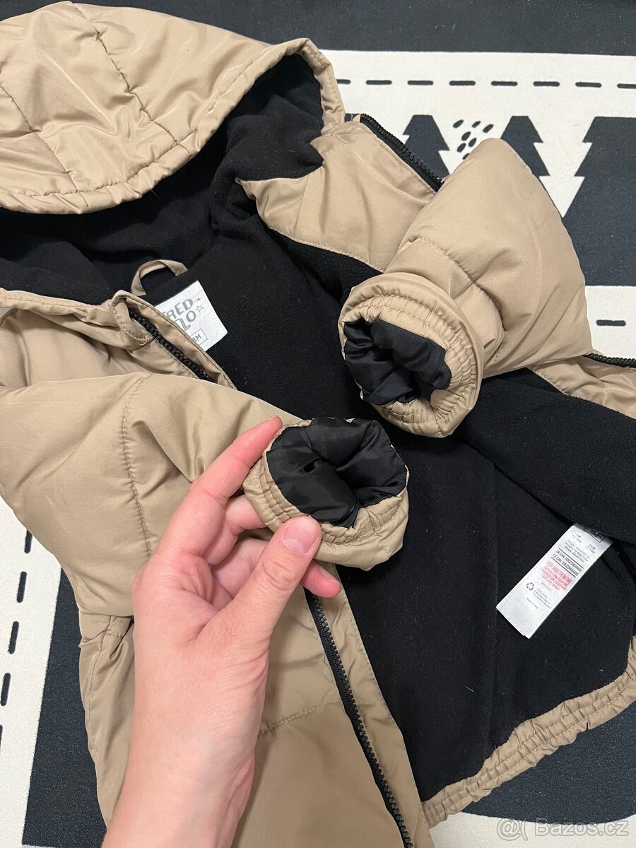 Dětská zimní bunda velikosti 86 - 3