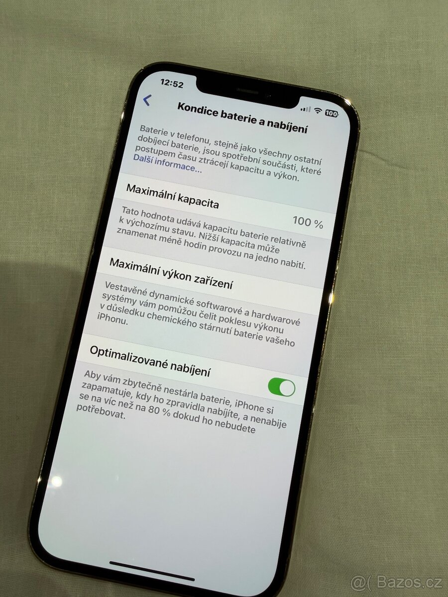 IPhone 12 Pro Max - 256GB - zlatý - super stav - 3