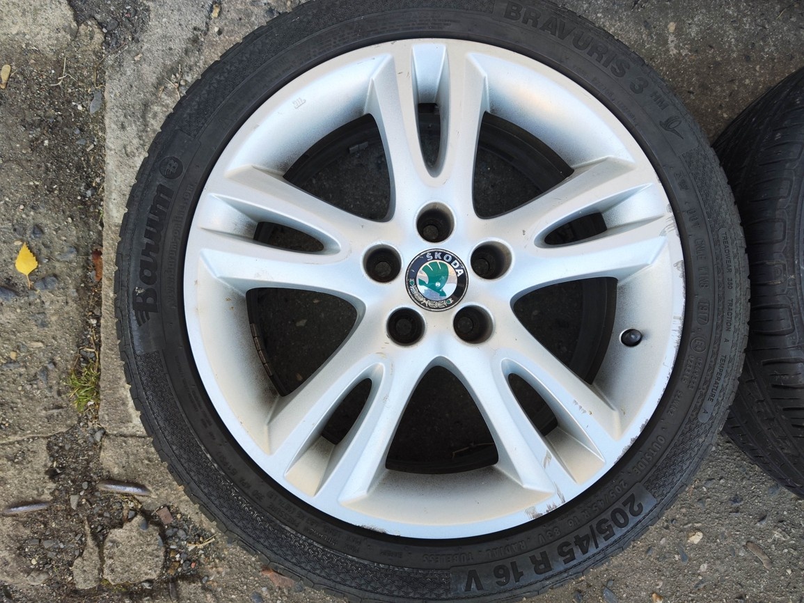 16"letní alu sada Atria 5x100 origo Škoda Fabia 2 Roomster - 3