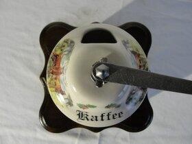 Porcelánový, velký, stolní, mlýnek na kávu - jelen 4 - 3