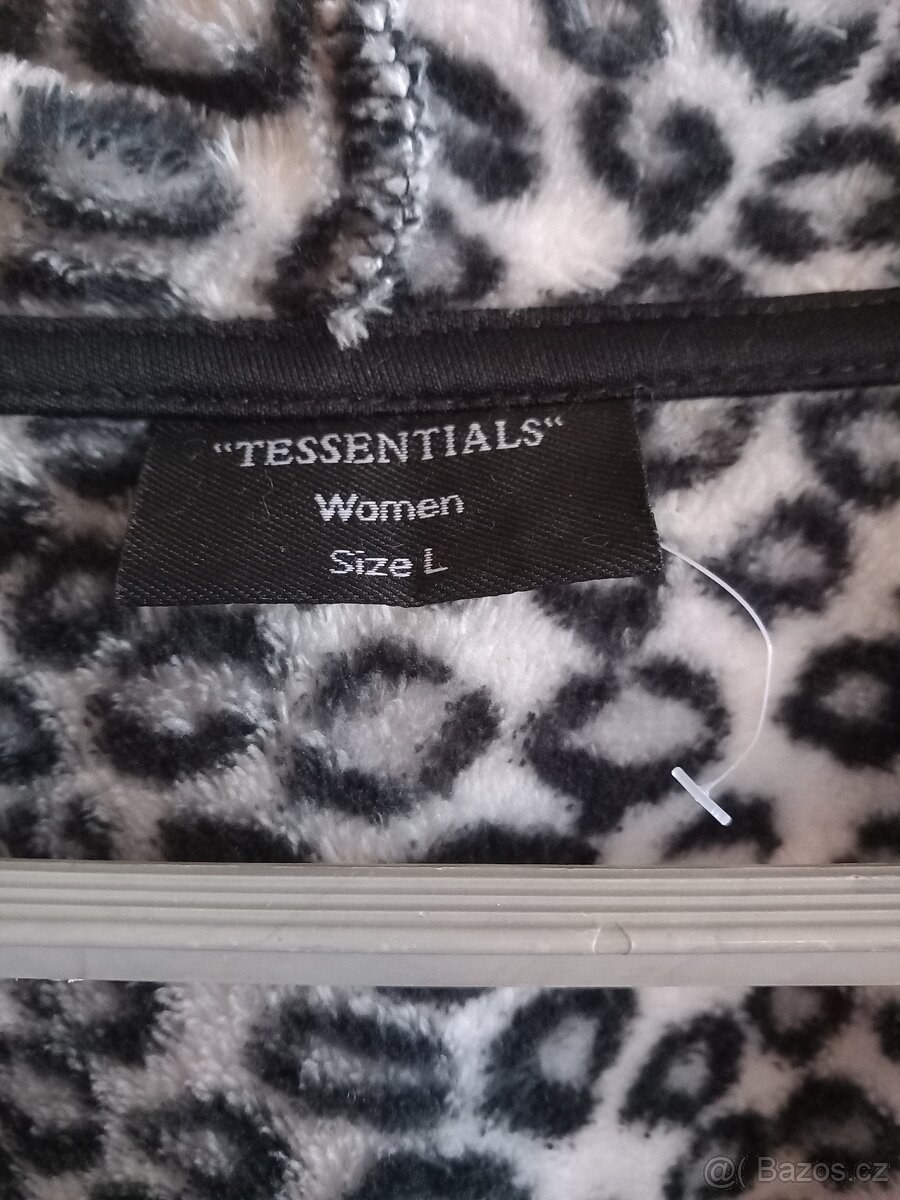 Dámská plyšová mikina s kapucí vel.: L, nová - 3