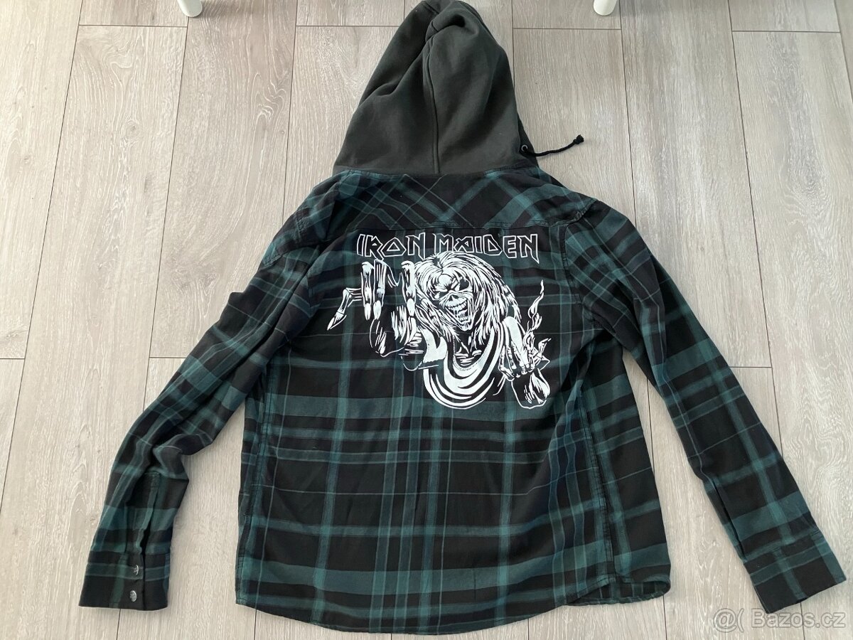 Košela Brandit Iron Maiden Checkshirt Sweathood - 3