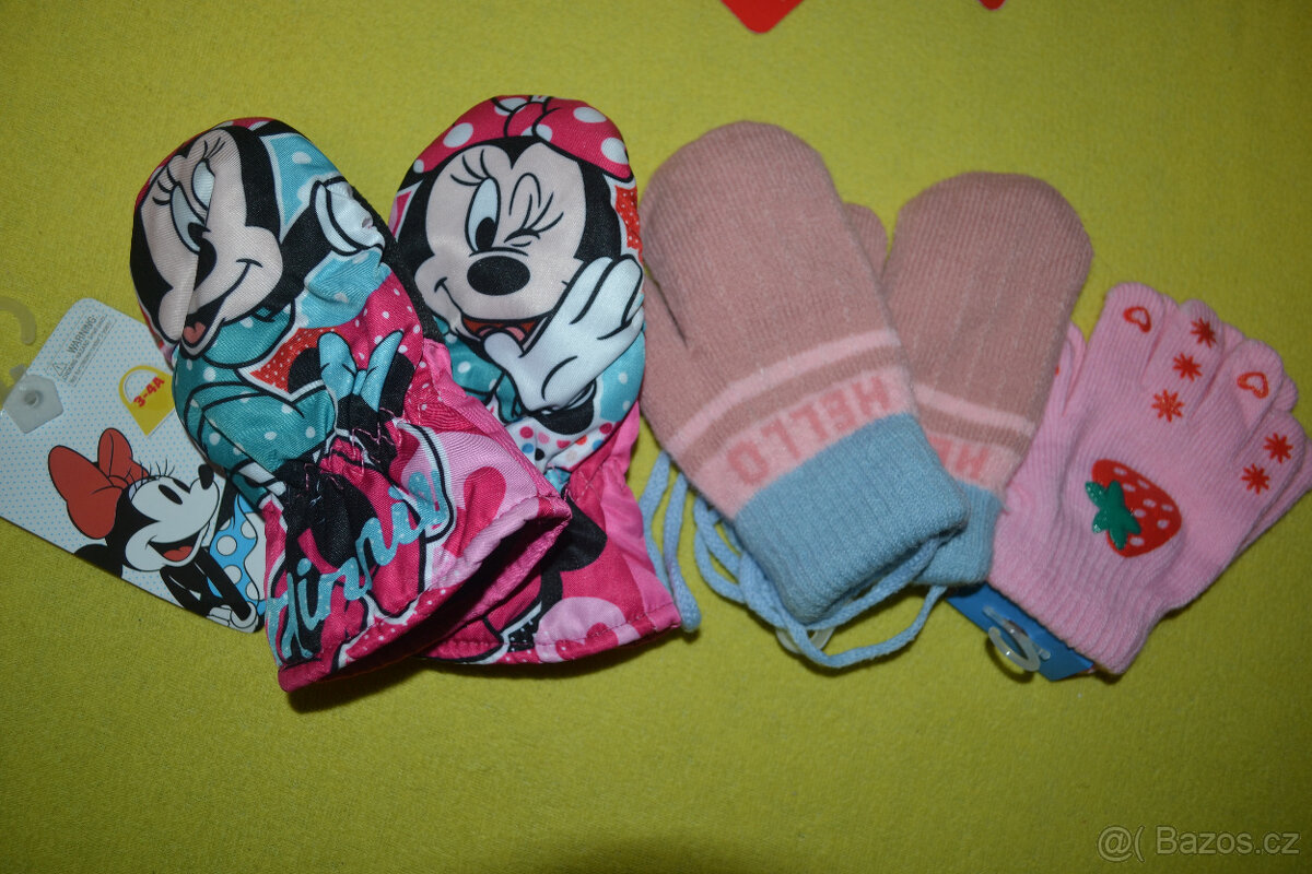 2x nové rukavice,palčáky,různé druhy - 3