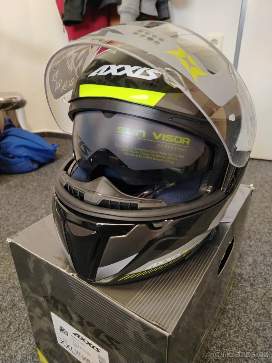 nová přilba AXXIS GECKO výklopná XXL - 3