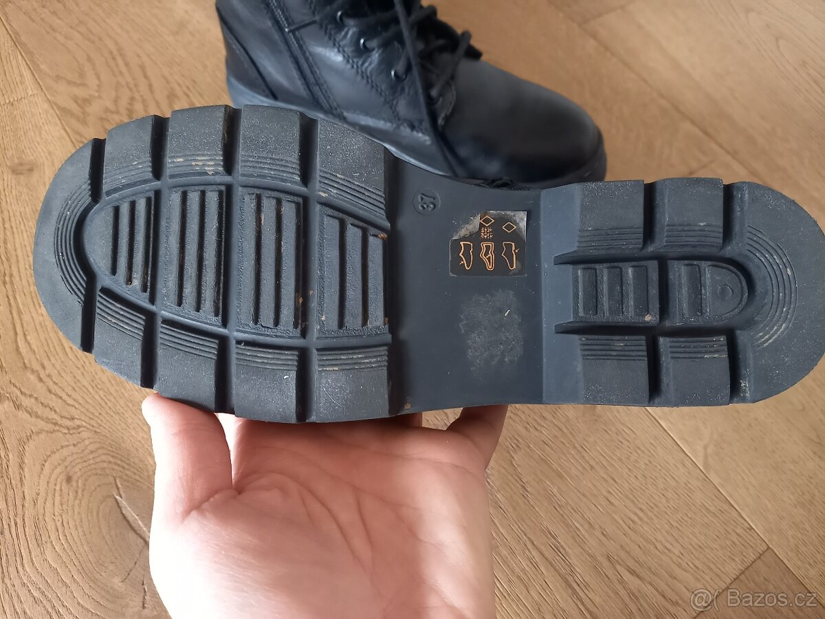 Podzimní boty Baťa vel 37, kožené, dívčí - 3