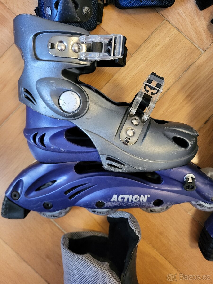 Inline Brusle ACTION s chrániči - 3