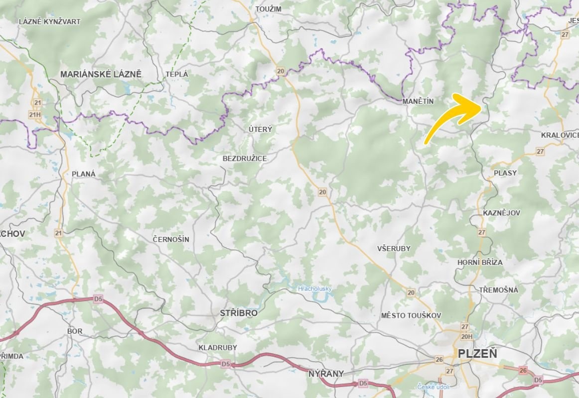 Prodej podílu 1/2 lesa 464 m², Mladotice - 3