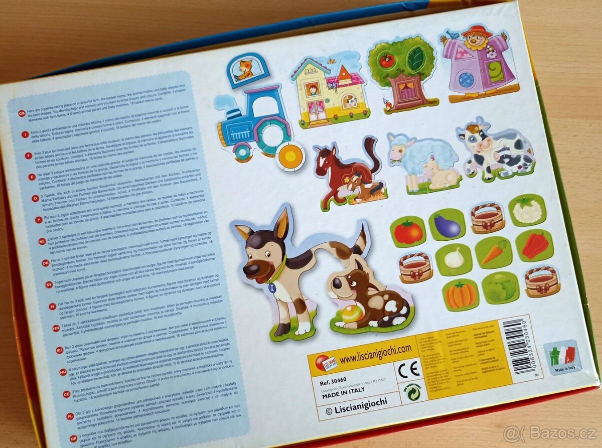 Montessori sada skládanek / her 3v1 Baby Genius - 3