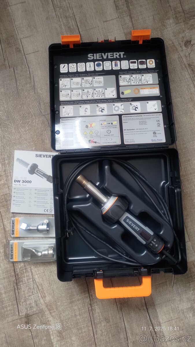 Horkovzdušná pistole Sievert DW3000 nová - 3