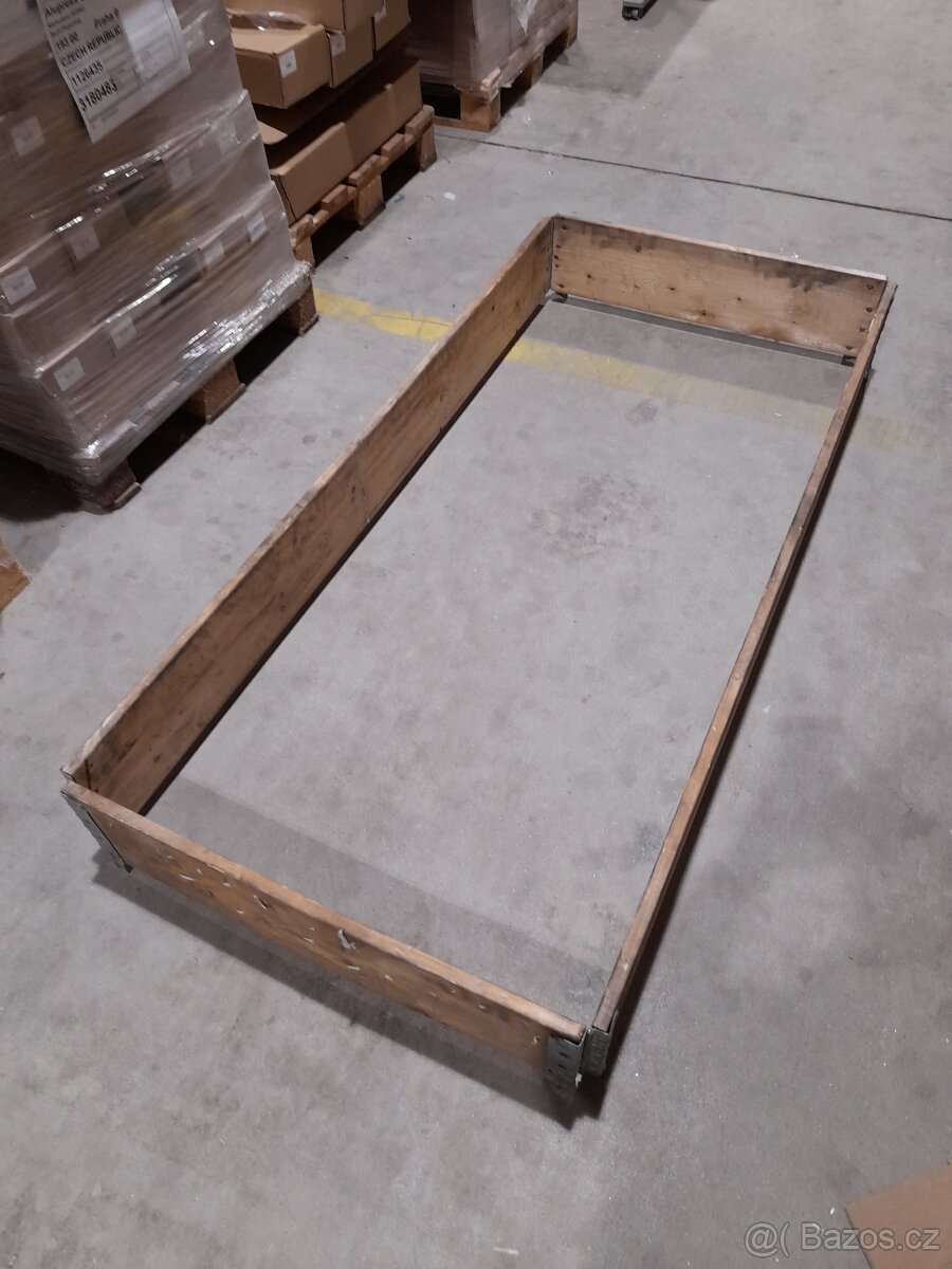 Paletové ohrádky dřevěné různé velikosti - snížení cen - 3