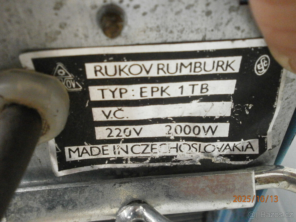 ELEKTRICKÝ PŘÍMOTOP, KONVEKTOR - 2000V - 3