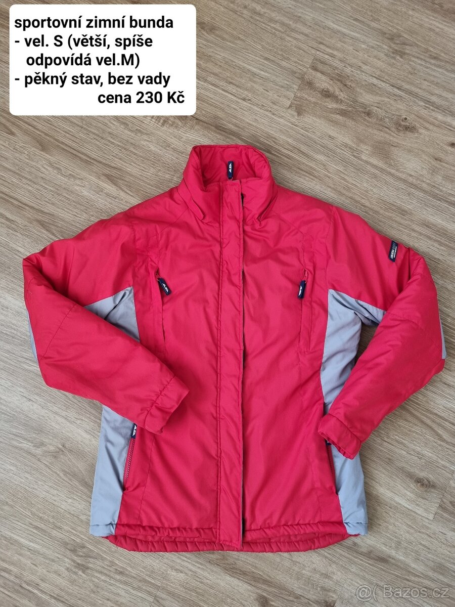 Dámské bundy a kabáty vel. cca s/M - 3