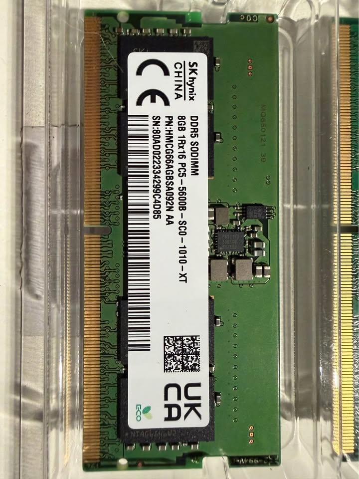 16 GB DDR5 RAM paměti do ntb - 3
