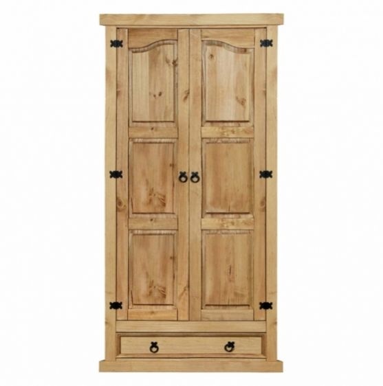 Dřevěná skříň 2dveřová CORONA vosk 162820 - 3