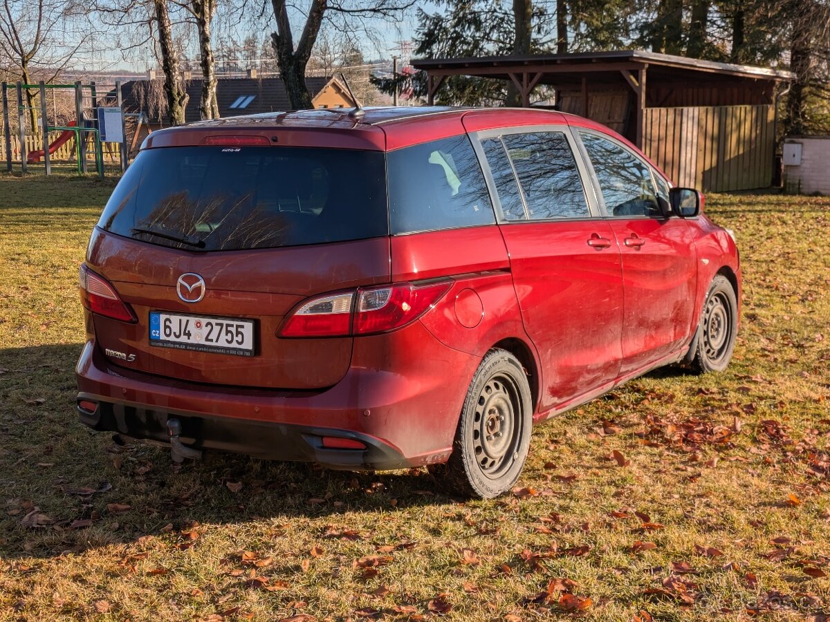 Mazda 5 • 2011 • 1.8 benzín • 195 000 km • 7 míst • nová STK - 3
