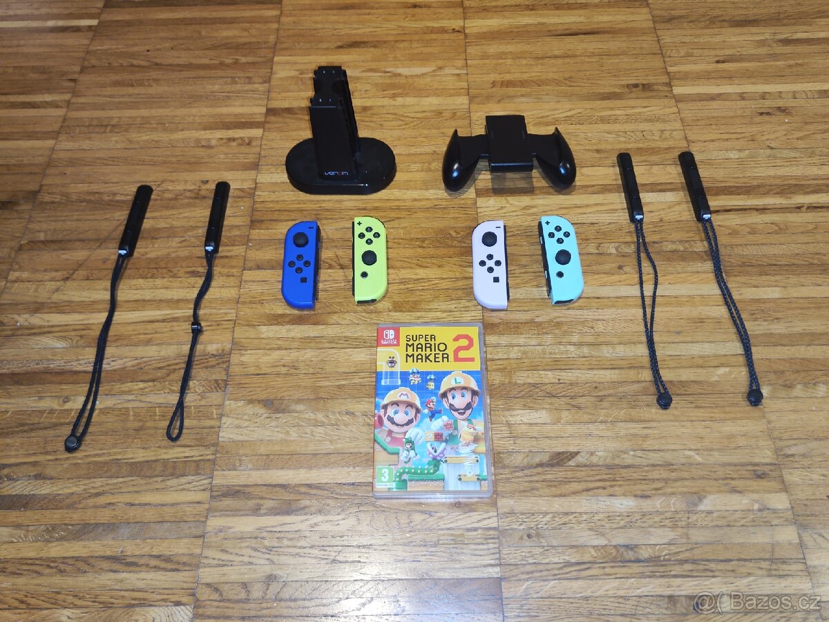 Nintendo Switch OLED bílý + originální cestovní pouzdro - 3