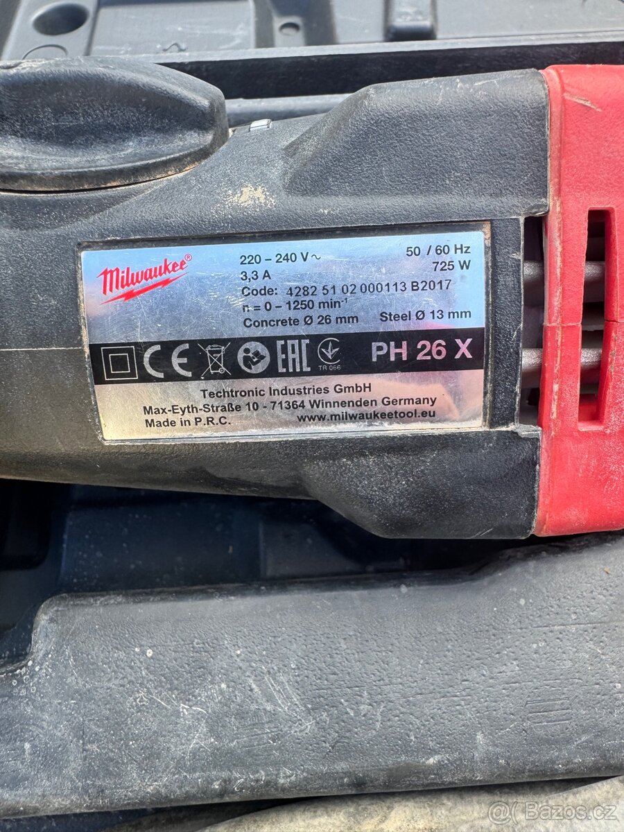 Vrtací kladivo Milwaukee PH26x - 3