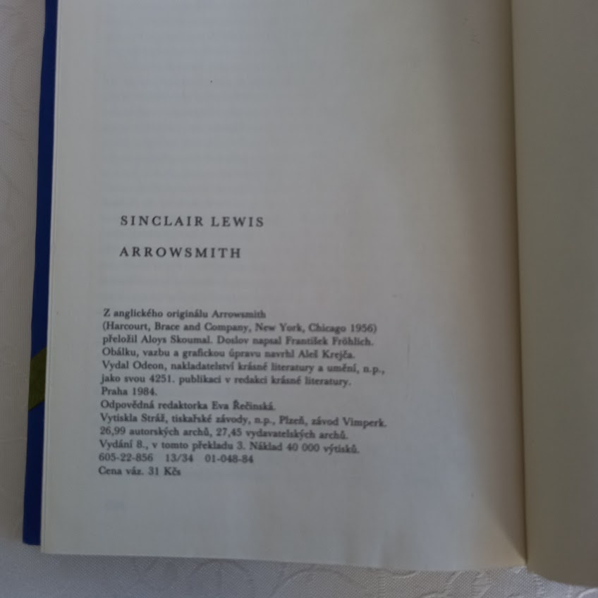 Sinclair Lewis – Arrowsmith - 3