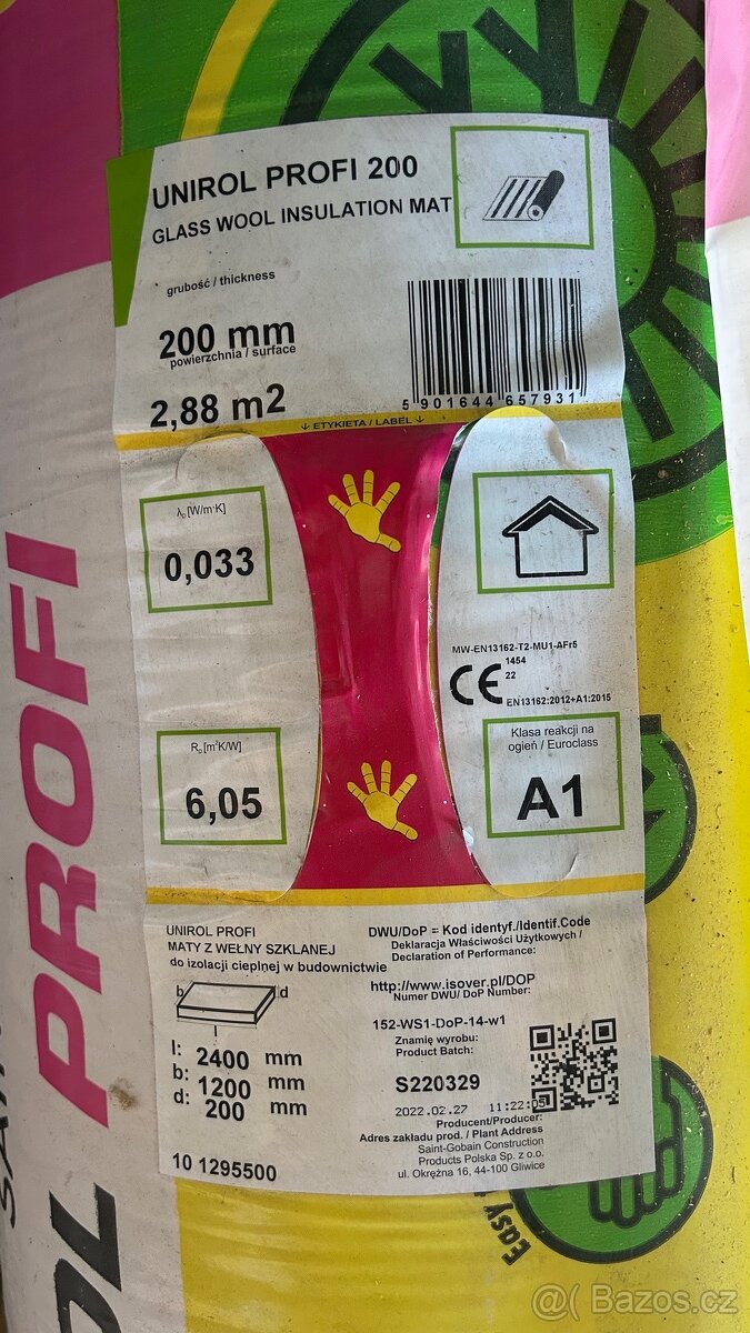 Isover Unirol Profi 200mm , 180mm - 3