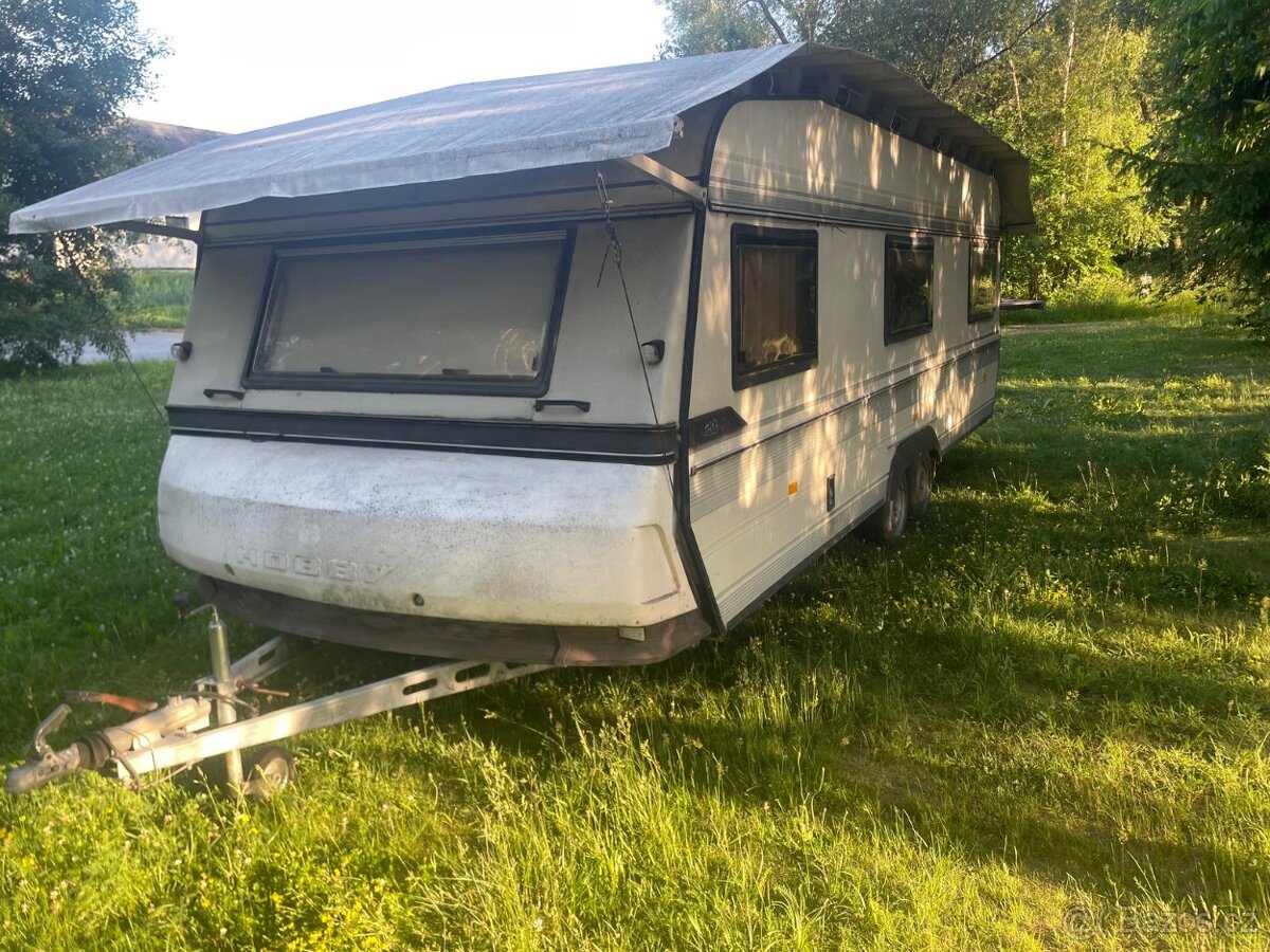 Hobby 620, Tropicco, suchý pěkný karavan plus předstan - 3