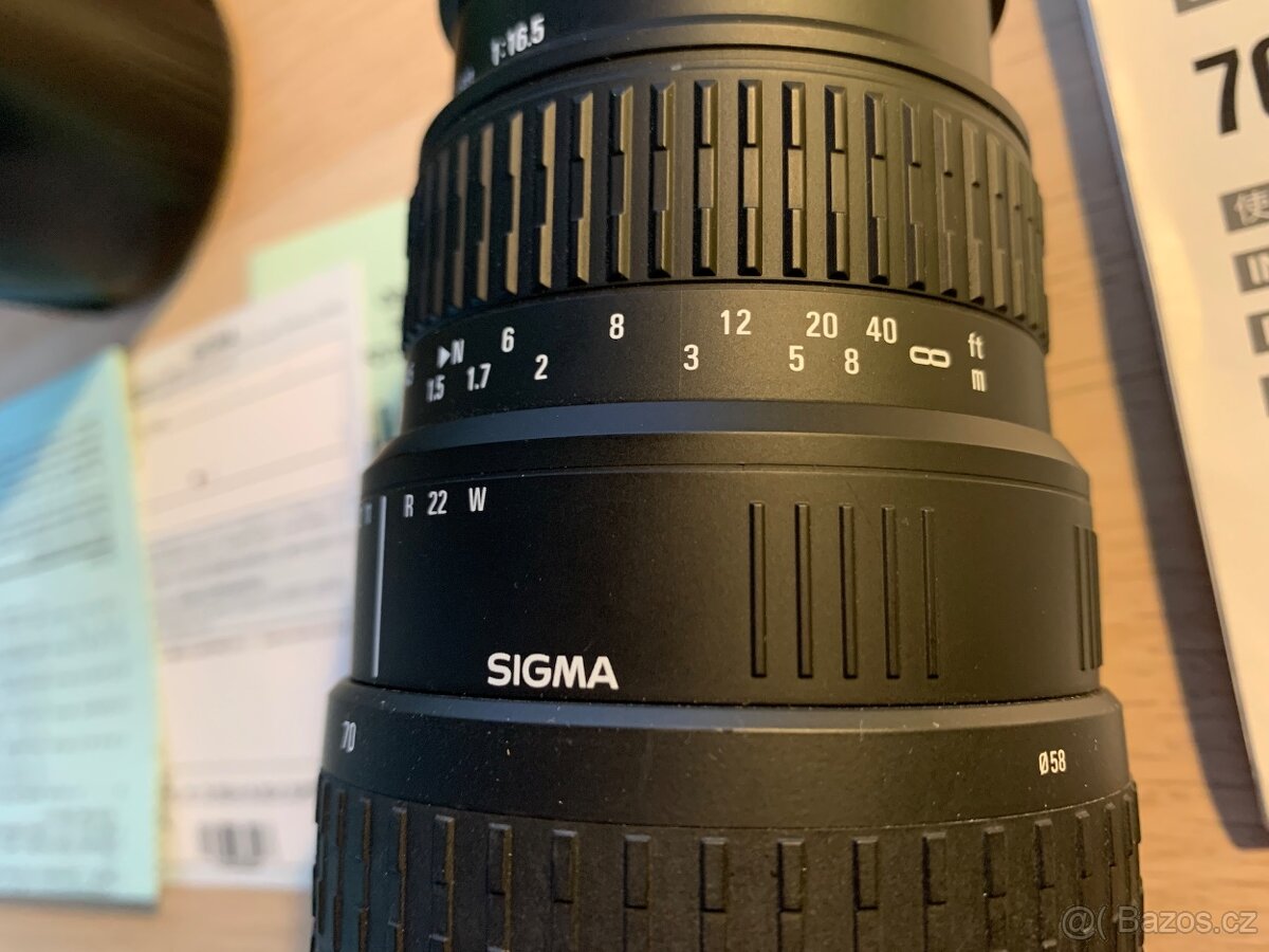 Teleobjektív SIGMA AF-MF ZOOM LENS 70-300mm F4-5.6DL MACRO - 3