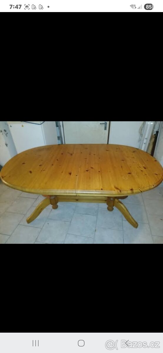 Velky masiv rozkládací Stůl - 3